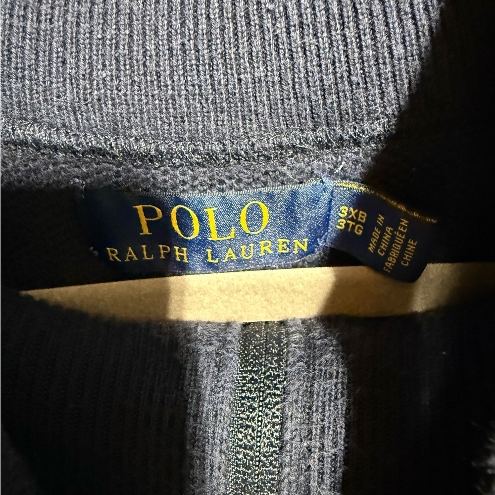 Men's Polo Ralph Lauren Navy Zip-Up Sweater Vest, Size 3XB - Picture 11 of 11